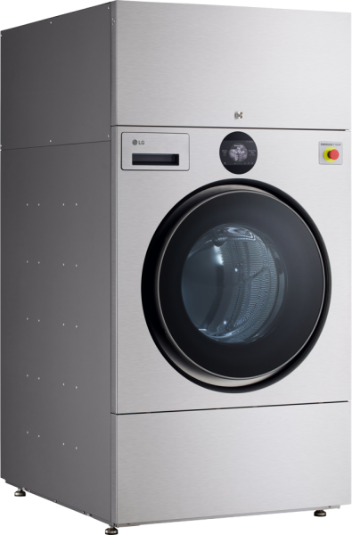 LG ZEUS 25/16 kg Industrial Heat Pump Washer-Dryer and drain valve