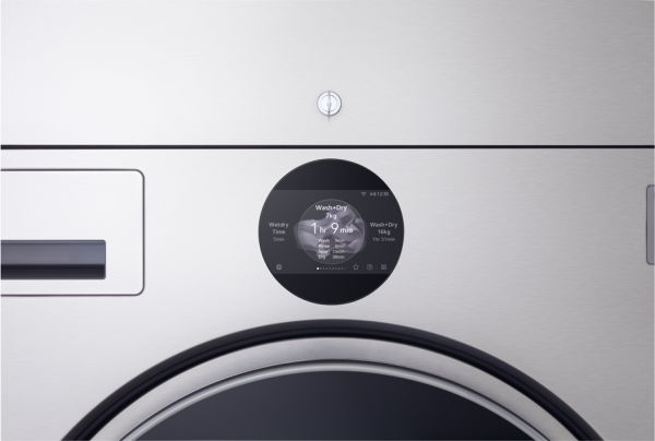 LG ZEUS 25/16 kg Industrial Heat Pump Washer-Dryer and drain valve