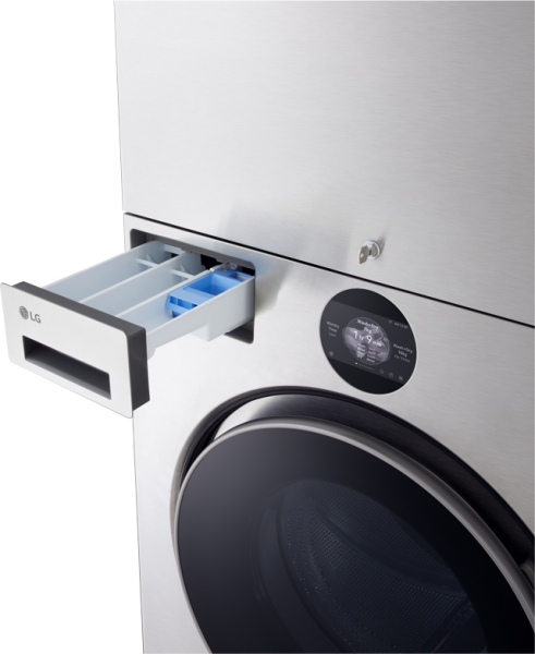 LG ZEUS 25/16 kg Industrial Heat Pump Washer-Dryer and drain valve